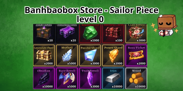 Sailor Piece - Starter resource account