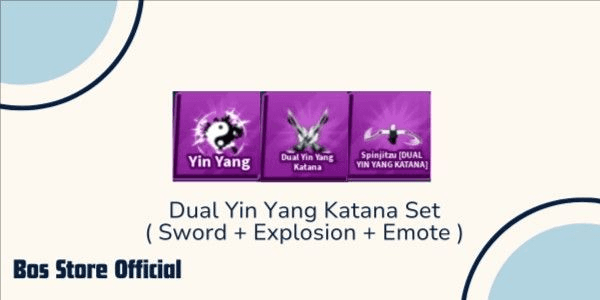 Gambar Product Dual Yin Yang Katana set