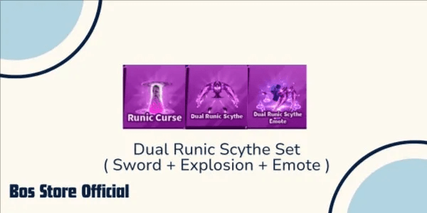 Dual Runic Scythe set