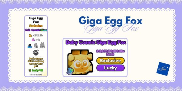 Gambar Product Giga Egg Fox