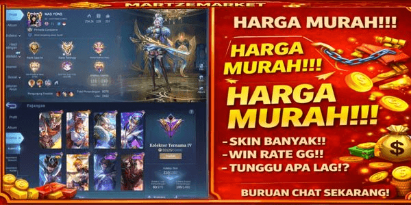 Gambar Product AKUN ML SEMI SULTAN GG | ZOD IRITHEL,CONVE LESLEY,FULL SKIN CEK DESKRIPSI,100% SAFE BERGARANSI