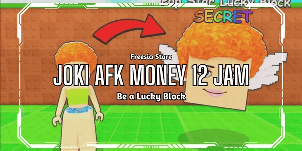 AFK Money Boosting Service 12 Hours - Be a Lucky Block