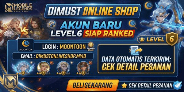 Gambar Product Akun Mobile Legends Termurah Siap Ranked