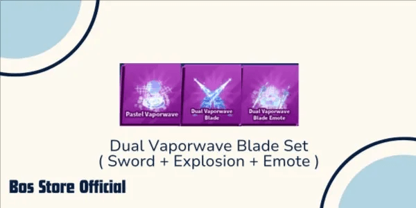 Dual Vaporwave Blade set