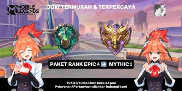 Gambar Product Paket Rank Epic 4-Mythic 1