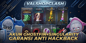 Akun Ghostfin + Singularity + BONUS!! | Fish It!