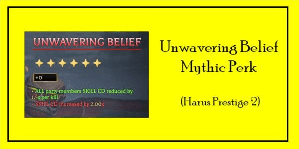 Gambar Product Unwavering Belief | Mythic Perk