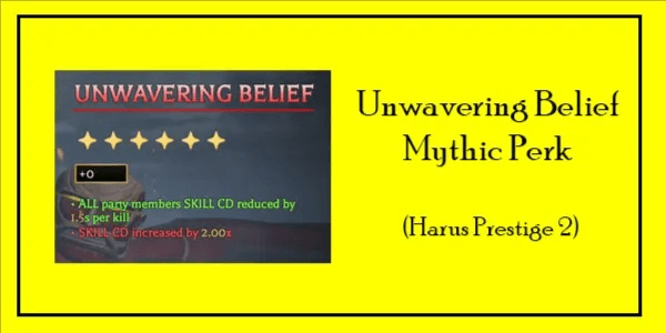 Unwavering Belief | Mythic Perk
