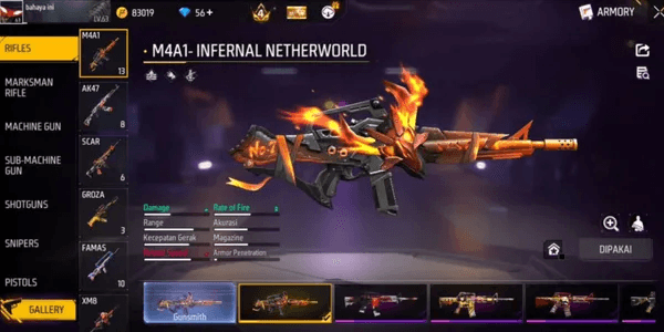 sg2 3 flavors (purple, desert, trumpet), vault has 500 very cool, angel pants has 3, face joker v2, main grandson yinyang bundle, full dream weapon
