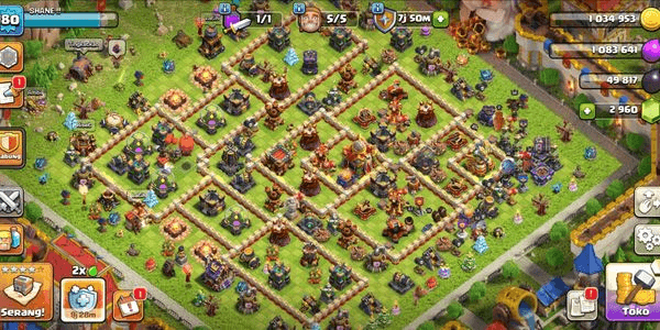 Gambar Product TH 16 80% MAX | EXP 180 | HERO 67 91 56 62 37 | GEMS 2960