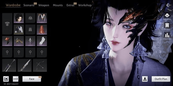 Gambar Product ACCOUNT STARTER LEVEL 10 OUTFIT LUBU HEAD & EYES & CAPE OTHER ACCESSORIES MC FEMALE GLOBAL SERVER