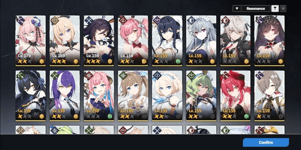 Gambar Product Star Savior [52SSR][Asia], Asherah Waltz MLB, Lyn, Rosaria, Hilde, Bunny Claire MLB, Emily, Lacy, Charlotte [MidGame]