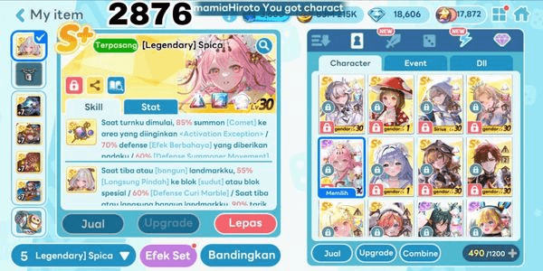 Gambar Product 2876 - AKUN GET RICH COSTUME LEGENDARY SPICA. COSTUME LEGENDARY CARMEN. EVO SIRIUZ. LEGENDARY AURORA. LEGENDARY NARI. LEGENDARY GLOWNY