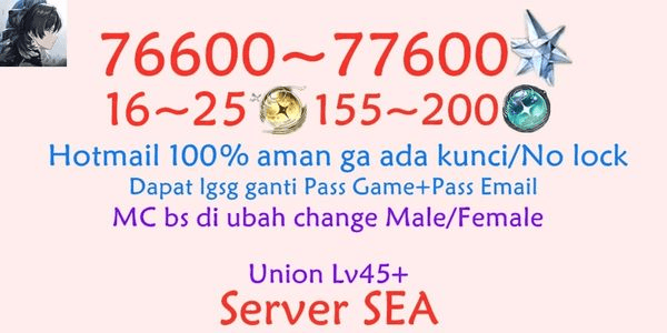 Gambar Product Wuthering Wave SEA-3 Reroll Account