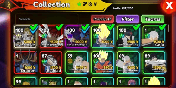Gambar Product Stacked Anime Crusaders Meta Unit Account