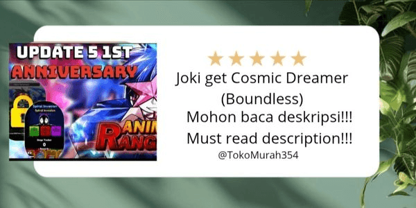 Gambar Product Joki get Cosmic Dreamer (Boundless)