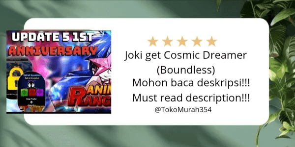 Joki get Cosmic Dreamer (Boundless)