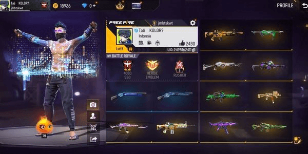 Gambar Product (0554) AKUN MURAH SG MAMBA BUNNY BUNDLE KEREN | SKIN SENJATA 350 & VAULT 269 | ANTI HACKBACK | AMAN | MURAH