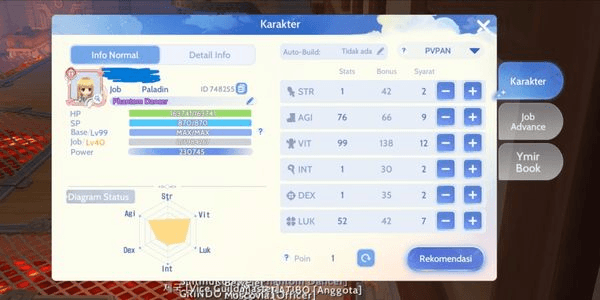 Gambar Product Akun Paladin Sacrifice +18