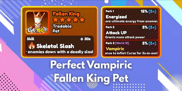 Gambar Product Fallen King Pet - Perfect Vampiric