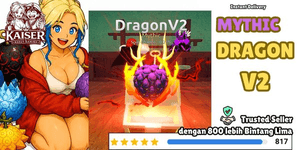 Akun Murah Fruit Mythic DragonV2 + Bonus Gems | Fruit Battlegrounds RBL