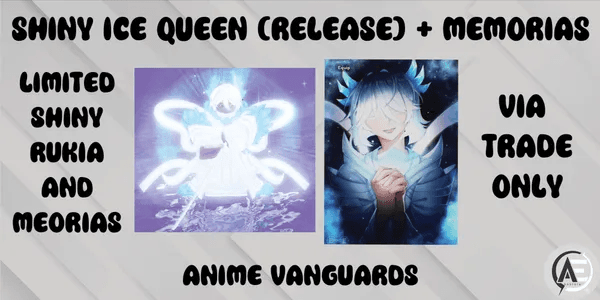 Shiny Ice Queen (Release) + Ice Queen's Rest (Memories) || Anime Vanguards ||