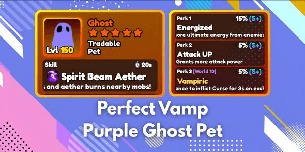 Gambar Product Purple Ghost Pet - Perfect Vampiric