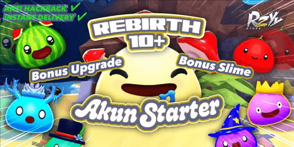 Gambar Product Starter Slime Account RNG - Many Bonuses