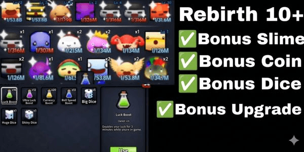 Gambar Product Akun Slime RNG Rebirth 10