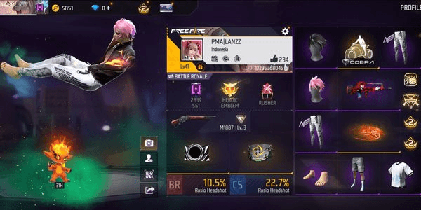 Gambar Product #75 FREE FIRE INDO POLOSAN TINJU