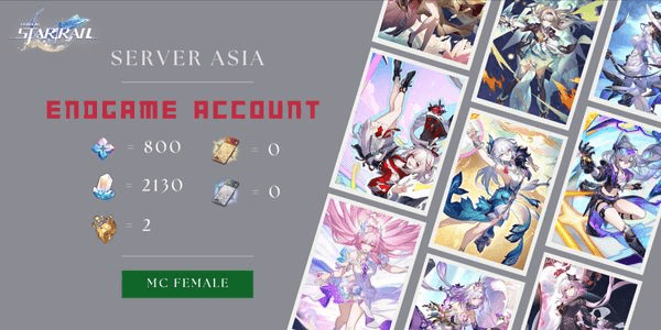 HSR | ASIA — Endgame Accounts + Limited Char (1)