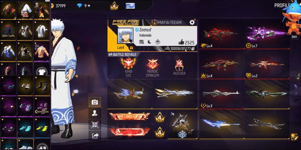 Gambar Product AKUN FREE FIRE SULTAN