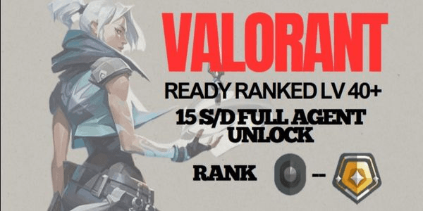 Gambar Product STARTER ACCOUNT Valorant | Ready Competitive | Lv 40++ | 15+ s/d FULL AGENTS
