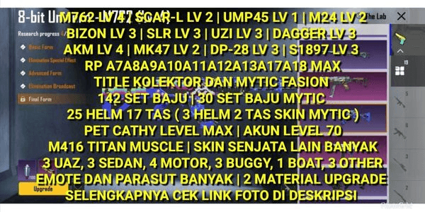 Gambar Product AKUN PUBG MURAH BANGET