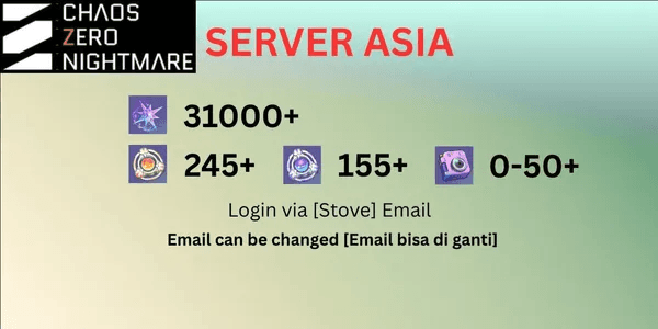 Account CZN Limited Series F [Asia Server]