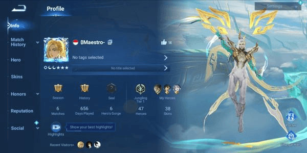 Gambar Product CHEAPEST LEGEND SKIN HOK ACCOUNT!!