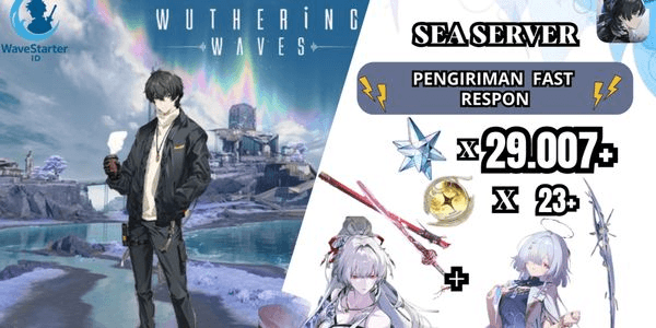Gambar Product akun wuthering waves hiyuki with signature and mornye with signature and asterid