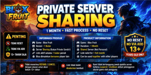 Blox Fruits • Private Server Blox Fruits 1 Month (SHARING)