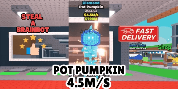 Diamond Pot Pumpkin