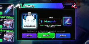 Starter account Monarch Rukia + Memoria Jack of all (Reroll 854) + 3 Shiny mythic