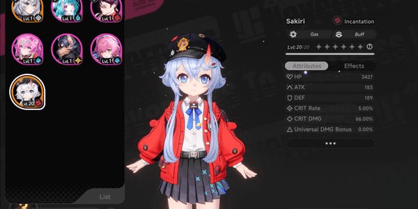 Gambar Product Cheap Account (SEA Server) HL3 Sakiri + 1 Box S-Rank Selector On | NTE Neverness to Everness