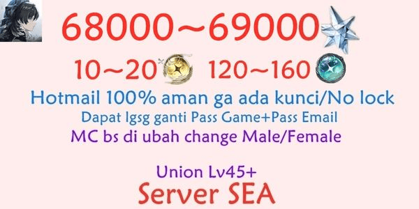 Gambar Product Wuthering Wave SEA-3 Reroll Account