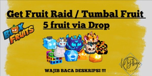Get 5 Fruit Raid / Tumbal Trade Blox fruit SEA 2