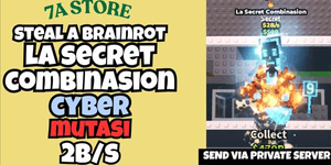 LA SECRET CYBER MUTATION - STEAL A BRAINROT - SECRET 2B+/SECOND