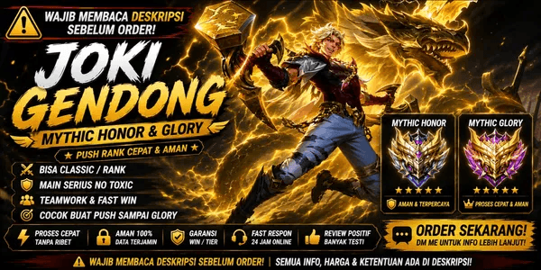 JOKI GENDONG MYTICH HONOR & GLORY