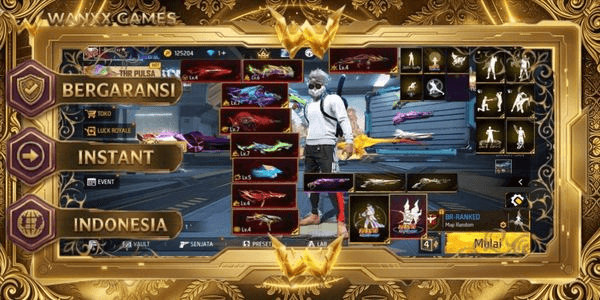 Gambar Product EVOGUN 10 MAX 4 OTW 5 MAX SG RAPPER, LUMUT, GURUN PASIR VAULT 472 EMOTE 73 ANIMATION 4 FIST 1 BAG 101 SKYWING 3 WEAPON 463