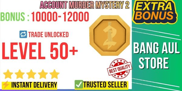 Gambar Product Akun Murder Mystery 2 | Ready to Play