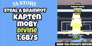 CAPTAIN MOBY DIVINE - STEAL A BRAINROT - SECRET 1B+/SECOND