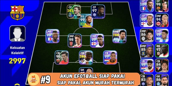 Gambar Product eFootball MOBILE ACCOUNT AS PER PHOTO #9