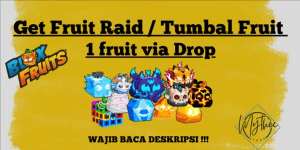 Get 1 Fruit Raid / Tumbal Trade Blox fruit SEA 2